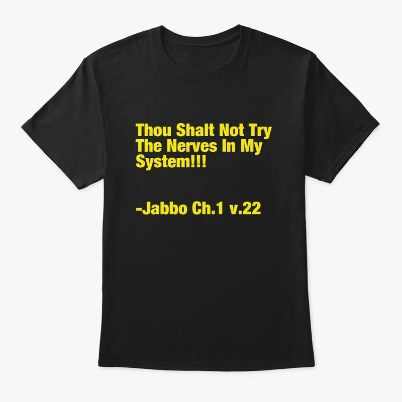 JabboWear 'Jabbibiblical' FunnyTeez' SS 